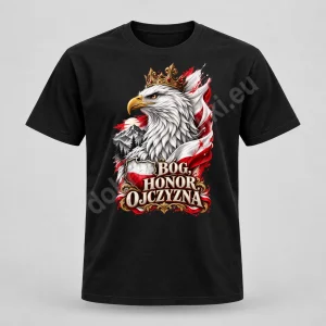 koszulka patriotyczna Bóg honor ojczyzna