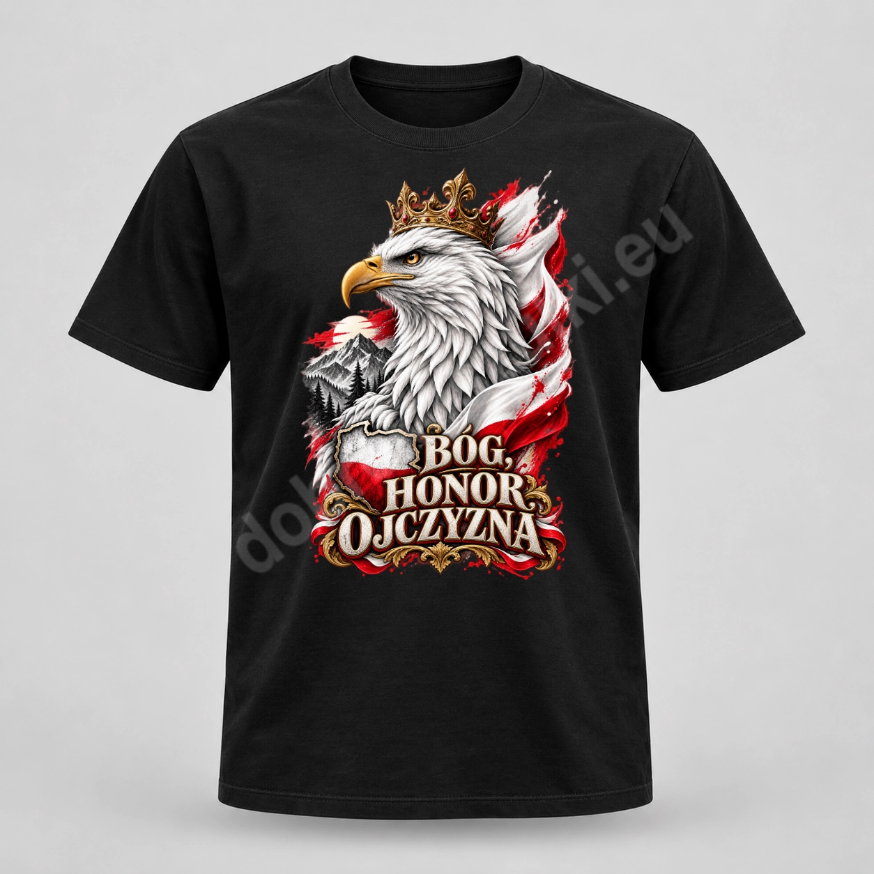 koszulka patriotyczna Bóg honor ojczyzna